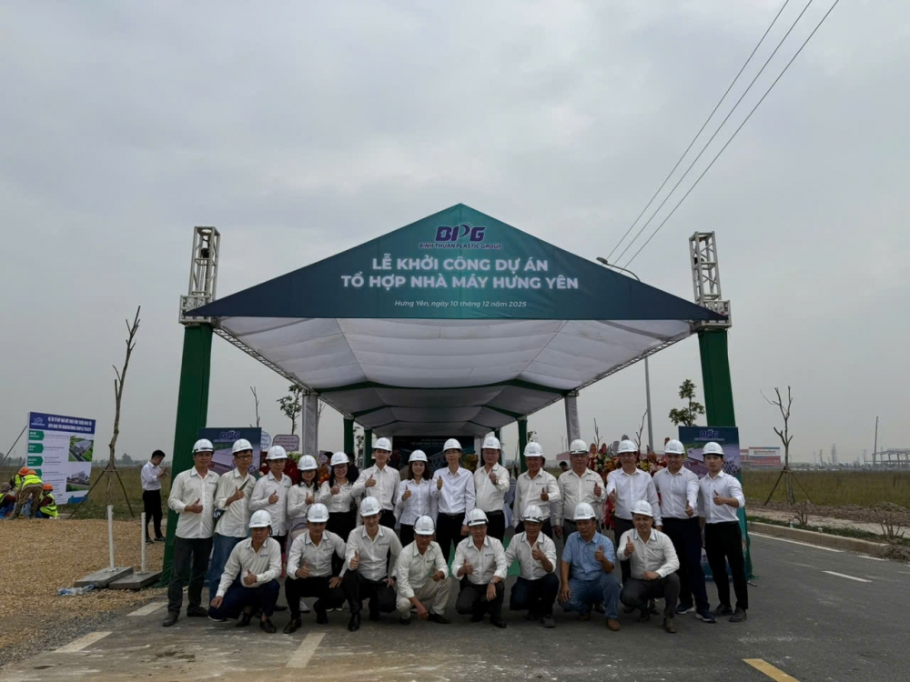 CHÍNH THỨC KHỞI CÔNG DỰ ÁN TỔ HỢP NHÀ MÁY HƯNG YÊN