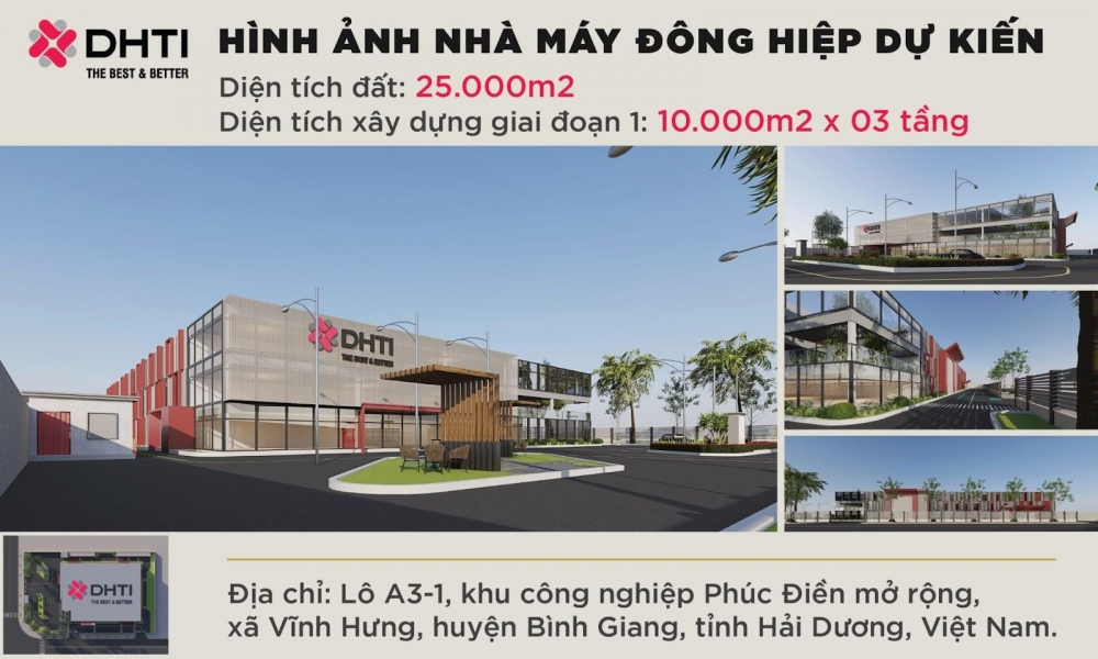 KHỞI CÔNG NHÀ MÁY SẢN XUẤT MỸ PHẨM DHTI