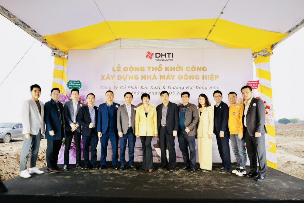 KHỞI CÔNG NHÀ MÁY SẢN XUẤT MỸ PHẨM DHTI