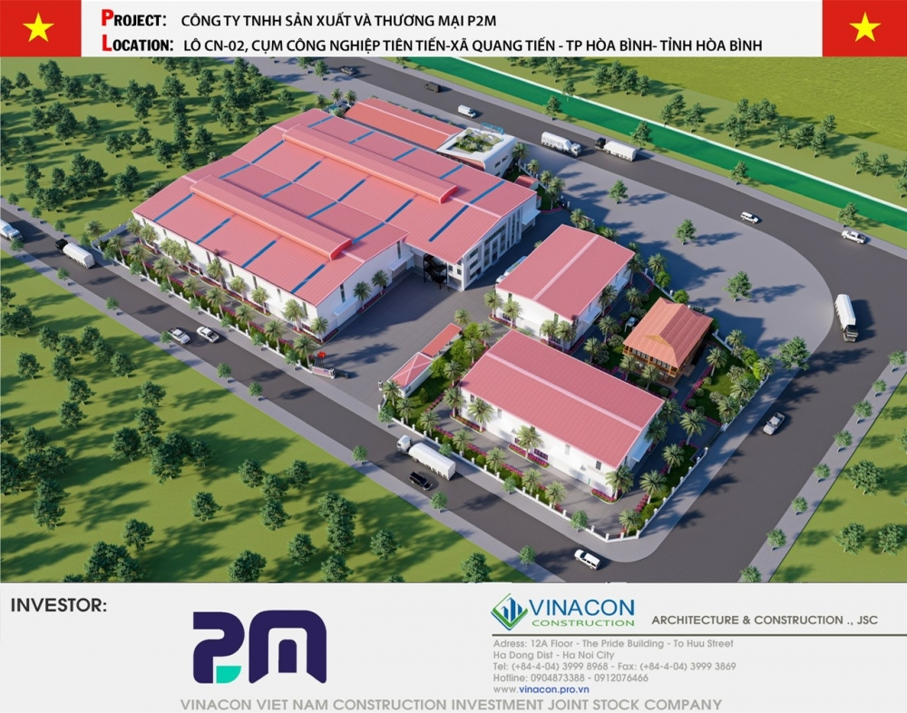 LỄ KHỞI CÔNG NHÀ MÁY SẢN XUẤT VÁN GỖ NHỰA P2M