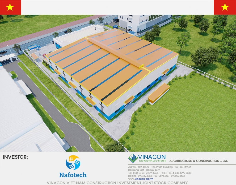 Vinacon trúng thầu dự án nhà máy thực phẩm tại KCN Đồng Văn I