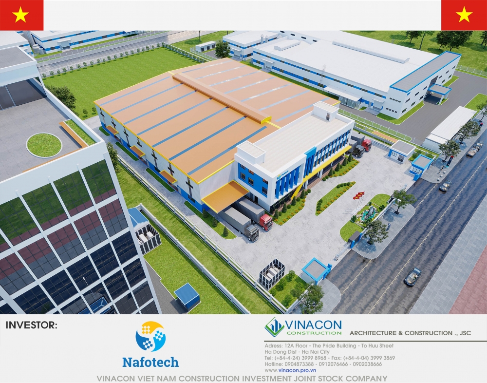 Vinacon trúng thầu dự án nhà máy thực phẩm tại KCN Đồng Văn I